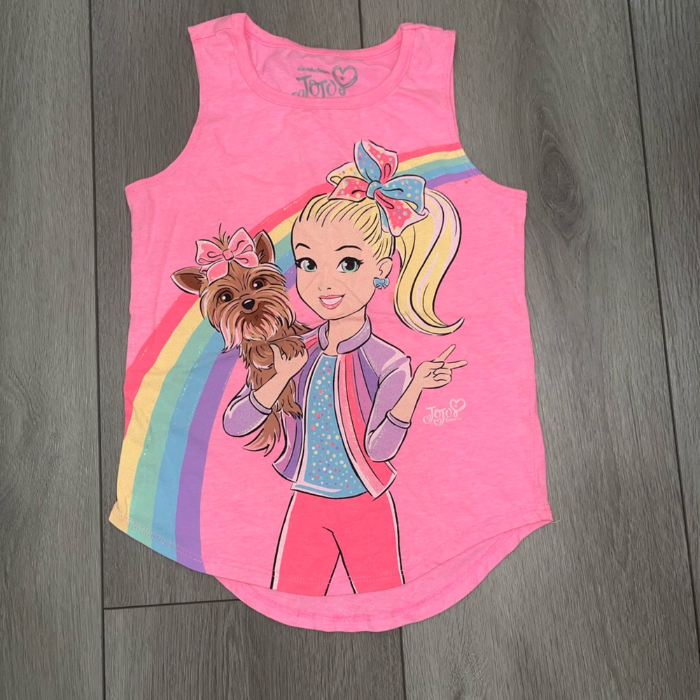 Nickelodeon JoJo Siwa Pink Tank Top